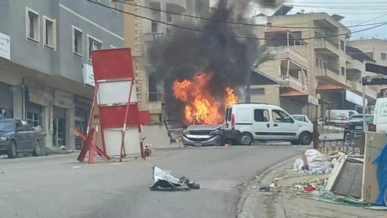 لبنان: شهيدان وجريح في غارة إسرائيلية 