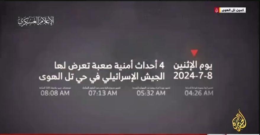 بالفيديو .. كمين للقسام في تل الهوى