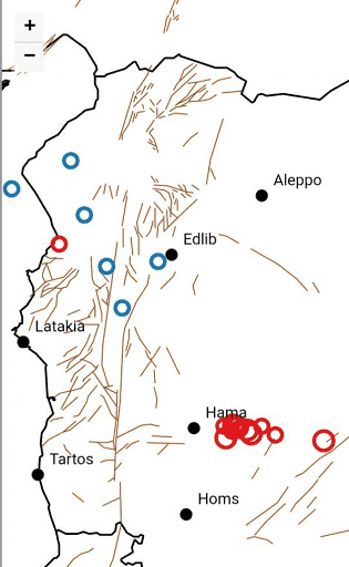 الزلازل السوري: الهزة الرئيسية مرتبطة بفالق البحر الميت