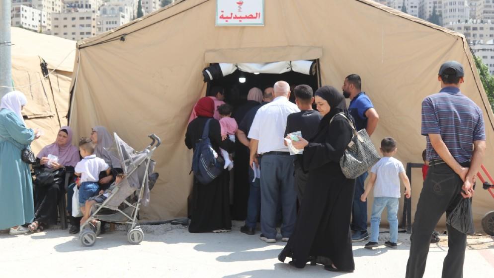 الجيش: المستشفى الميداني الأردني نابلس/3 تعامل مع 32 ألف حالة مرضية