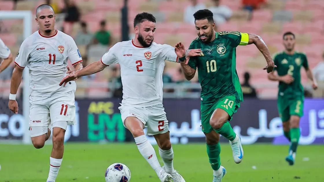 المنتخب السعودي يسقط بالتعادل مع إندونيسيا