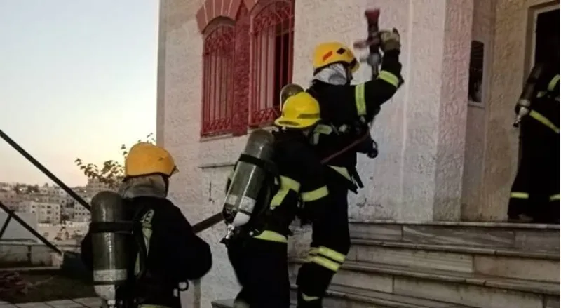 الأردن.. وفاة 3 أطفال بحريق منزل في مرج الحمام